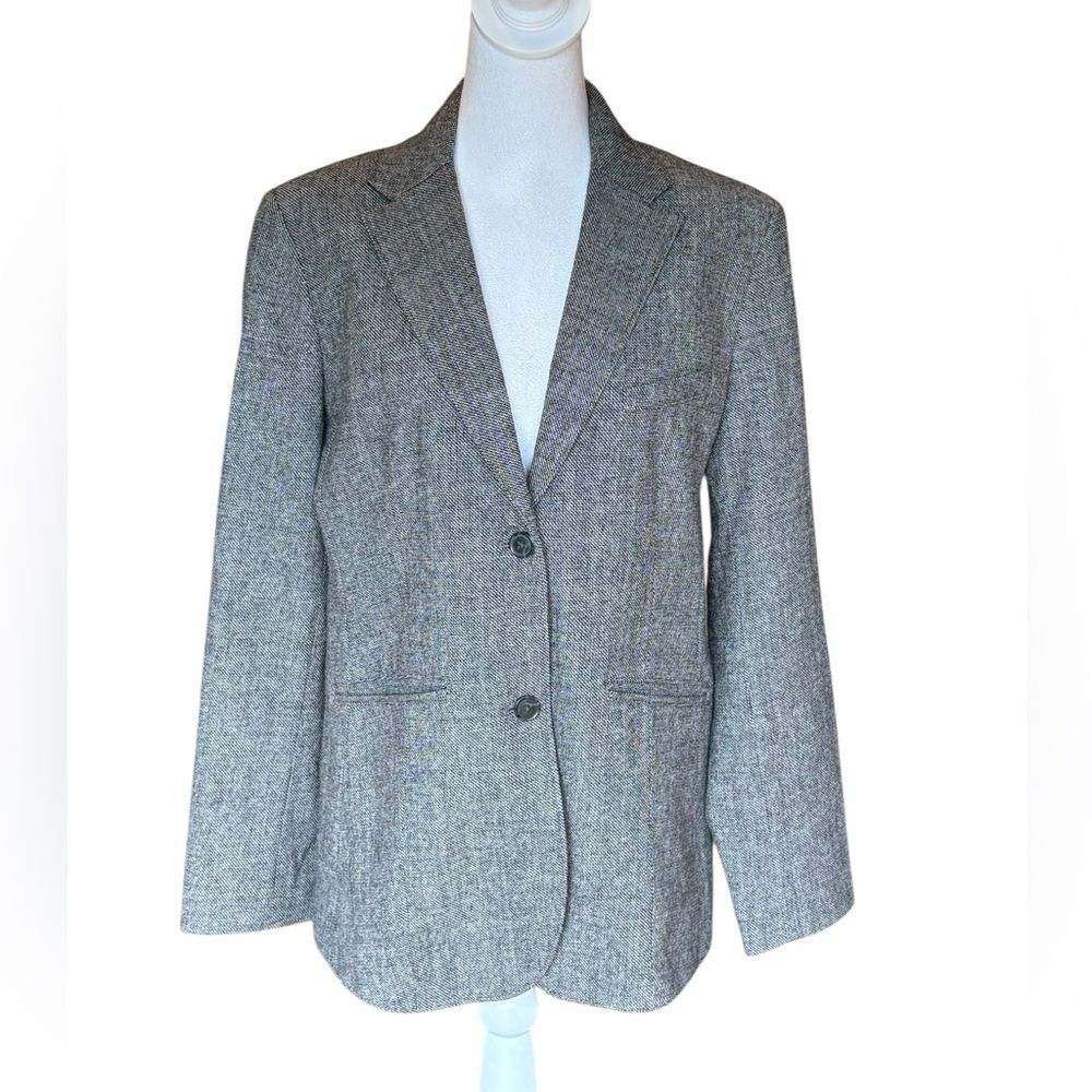 Eddie Bauer Wool Blend Blazer Suit Jacket Womens Size 12